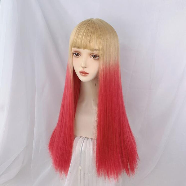 Fashion sweet gradient wig yc23627