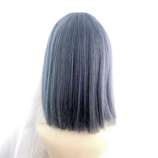 Fashion blue gray wig yc23650