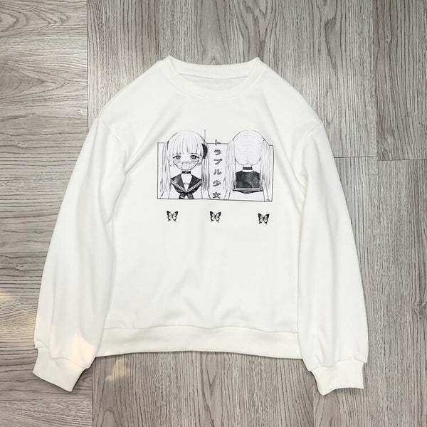 Fashion Japanese printed autumn/winter sweatshirt yc23577