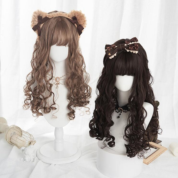 lolita mid-length curly wig yc23721