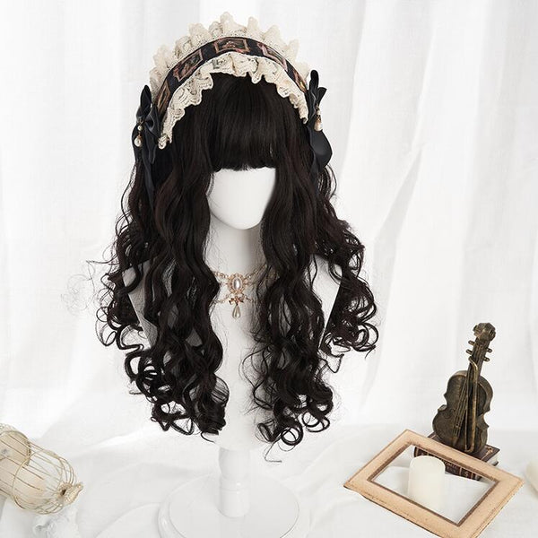 lolita mid-length curly wig yc23721