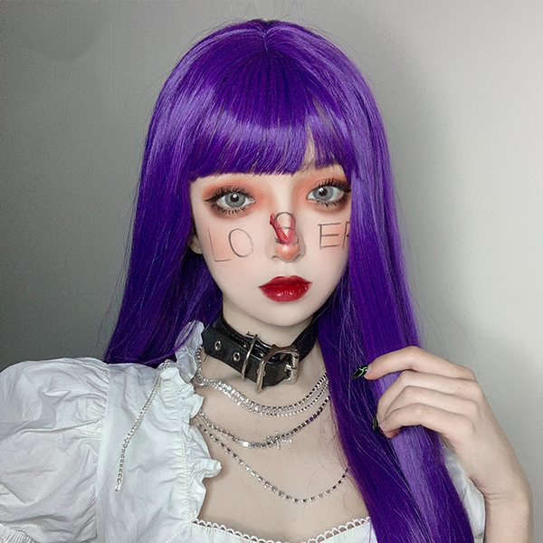 lolita purple wig yc22592