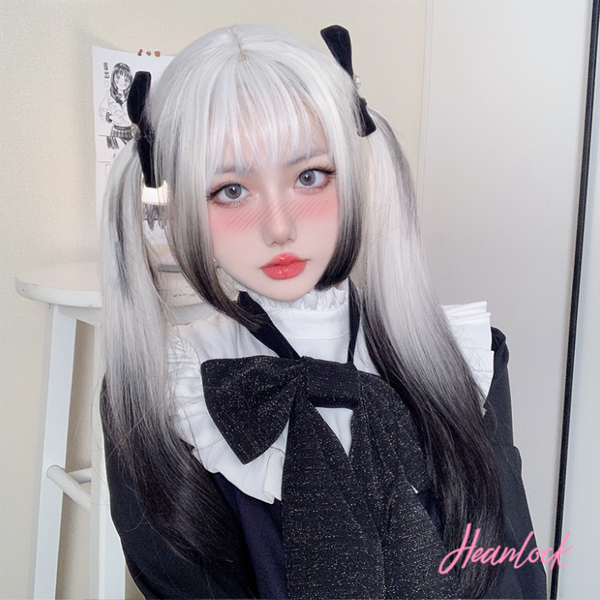 Gothic girl white wig yc24768