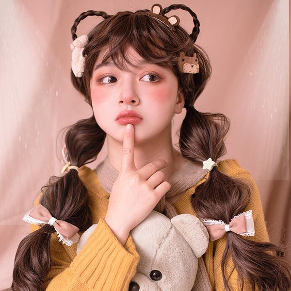 lolita fashion cute long wig yc23451