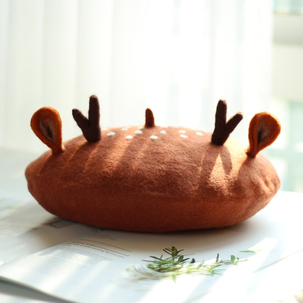 Cute Deer horns beret yc23029