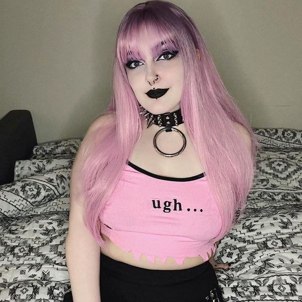lolita purple pink gradient wig yc22668