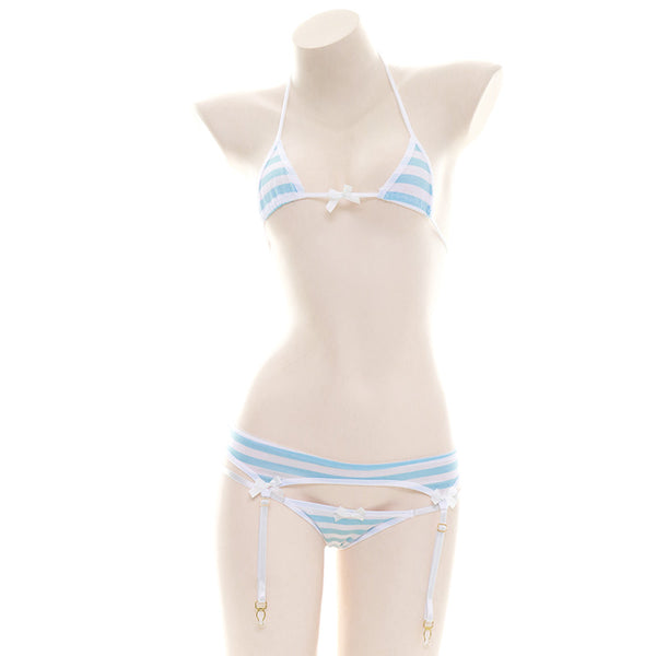 sexy style cute striped bikini set yc23368