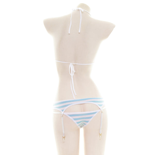 sexy style cute striped bikini set yc23368