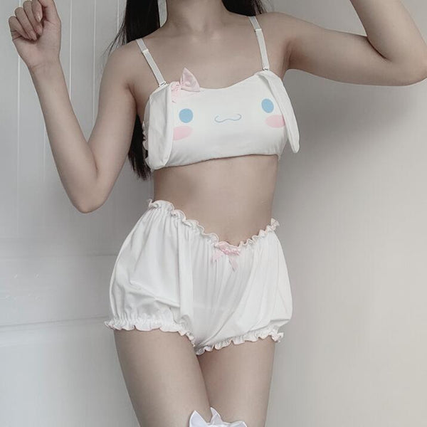Japanese style Cinnamoroll cute bra set yc23135