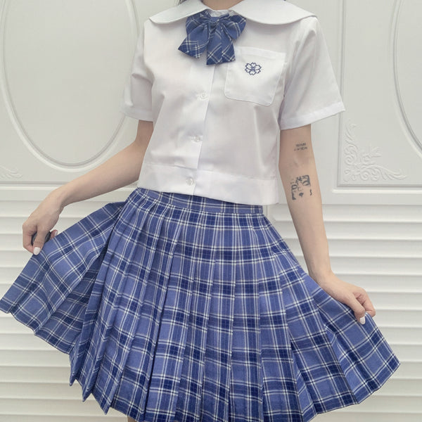 JK uniform plaid skirt yc23137