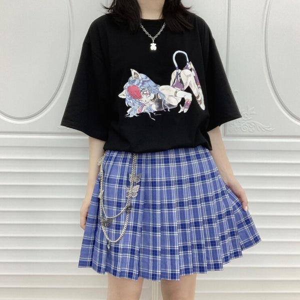 JK uniform plaid skirt yc23137