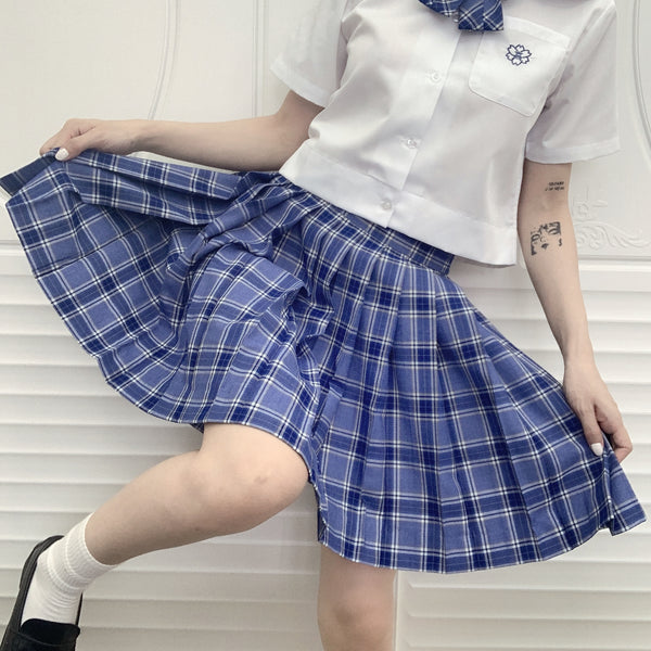 JK uniform plaid skirt yc23137