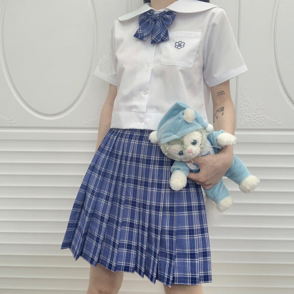 JK uniform plaid skirt yc23137