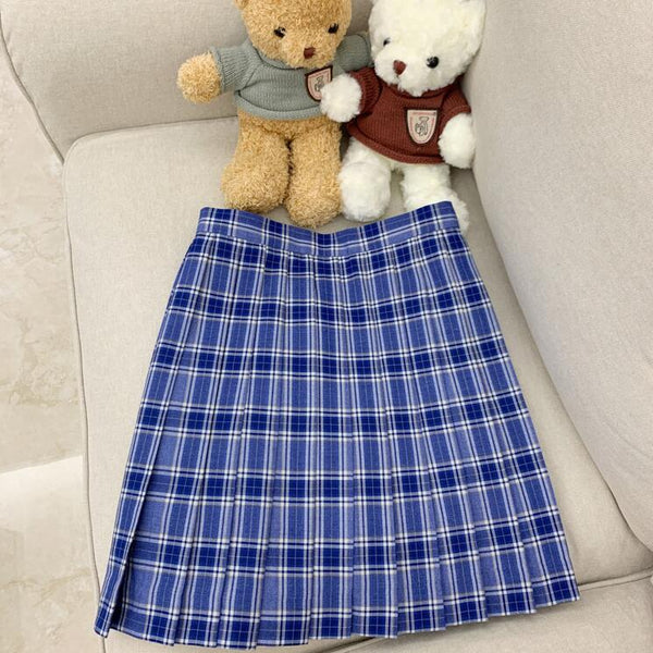 JK uniform plaid skirt yc23137