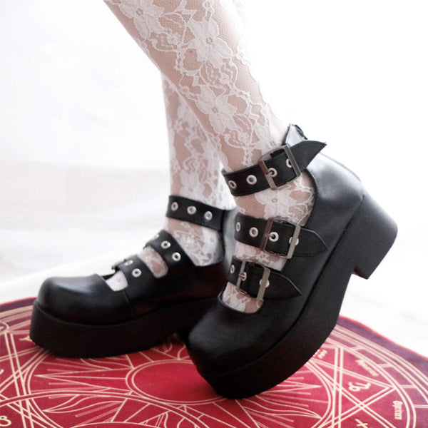 Gothic punk platform shoes YC24116