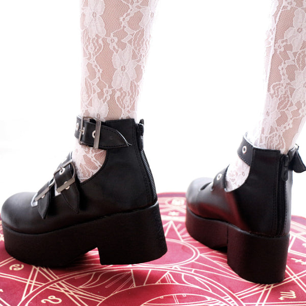 Gothic punk platform shoes YC24116
