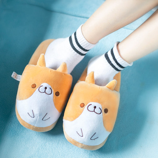 Cute dog cotton slippers yc20627
