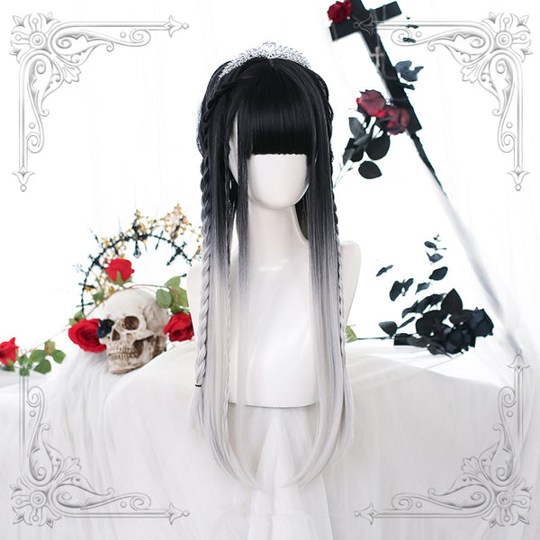 Harajuku Fashion Gradient Straight Wig yc23689