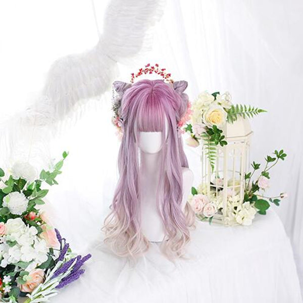 Harajuku lolita gradient curly wig yc23353