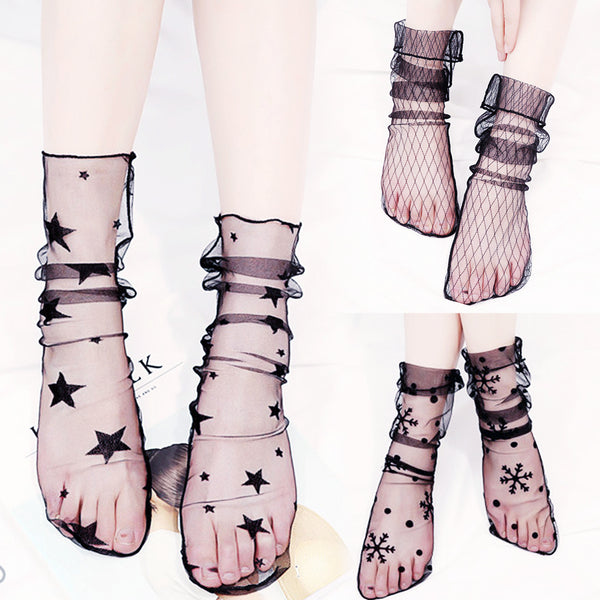 5 pieces Lolita sexy lace socks yc20954
