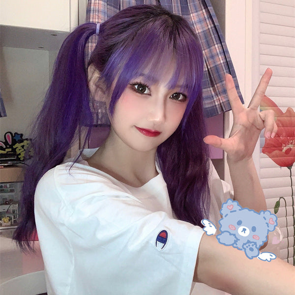 Harajuku Fashion Purple Wig yc23639