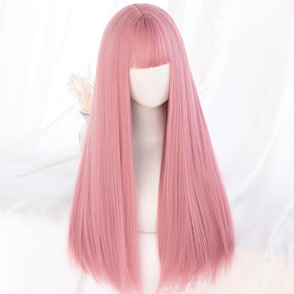 lolita sweet daily pink wig yc23498