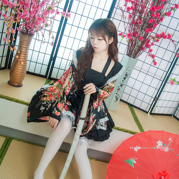 Lolita cosplay kimono maid costume yc20691