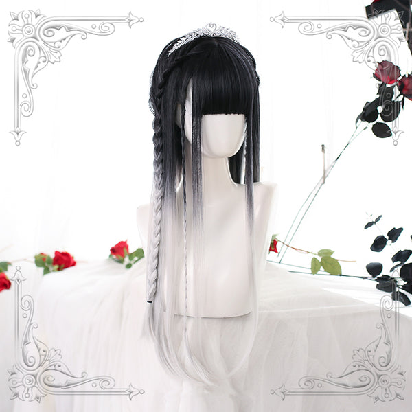 Harajuku Fashion Gradient Straight Wig yc23689