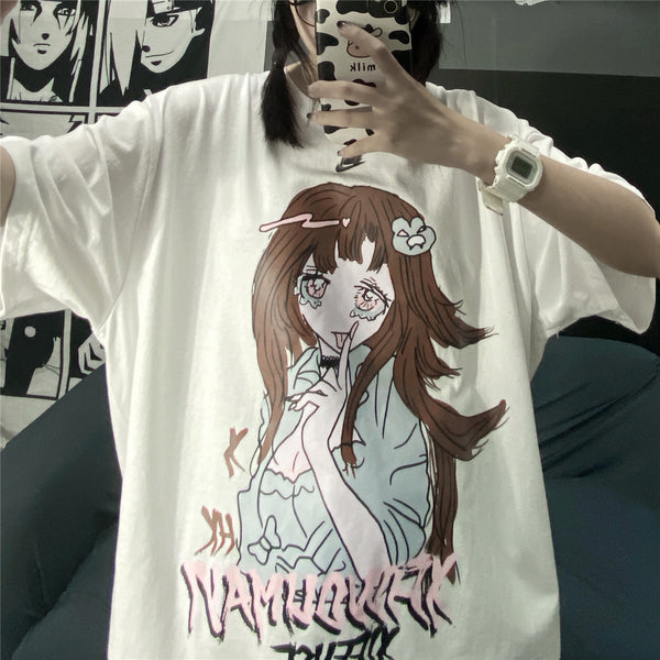 Harajuku Cartoon Girl T-shirt YC24054