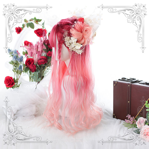 Japanese Harajuku Gradient Curly Wig yc23685