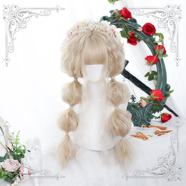 Lolita grey white wig YC23899