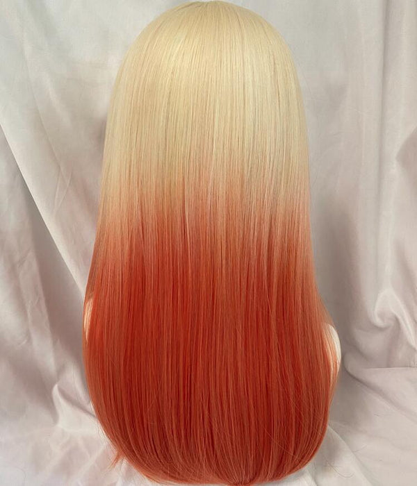 lolita daily gold orange gradient wig yc23564