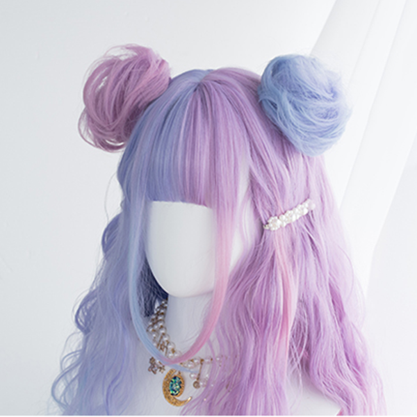 Harajuku blue purple wig YC21800