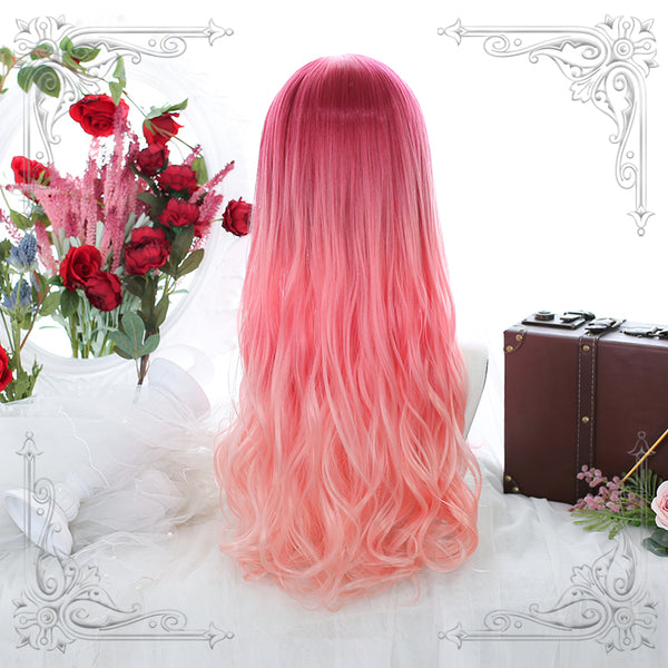 Japanese Harajuku Gradient Curly Wig yc23685