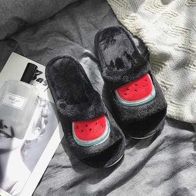 Cute fruit cotton slippers yc21048