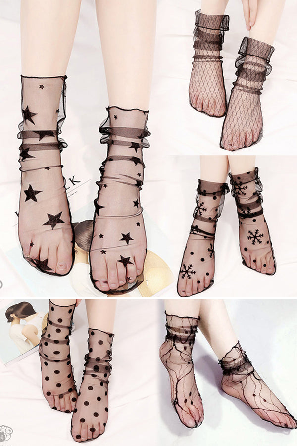 5 pieces Lolita sexy lace socks yc20954