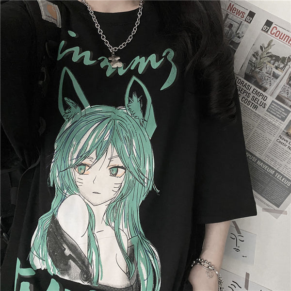 Japanese anime short-sleeved t-shirt YC24127