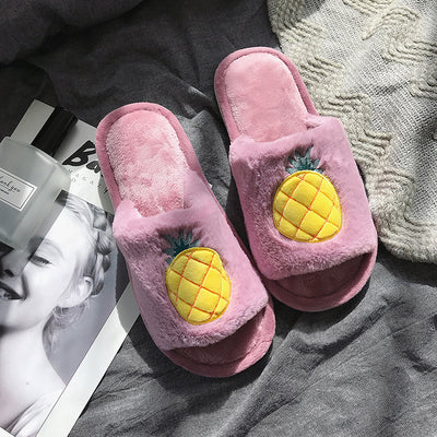 Cute fruit cotton slippers yc21048