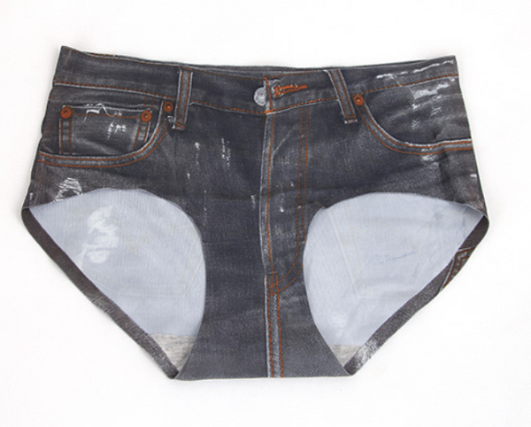 Lolita imitation denim ice silk briefs     YC21427