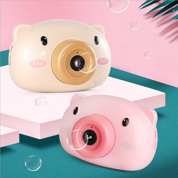Cute piggy automatic bubble camera yc23146