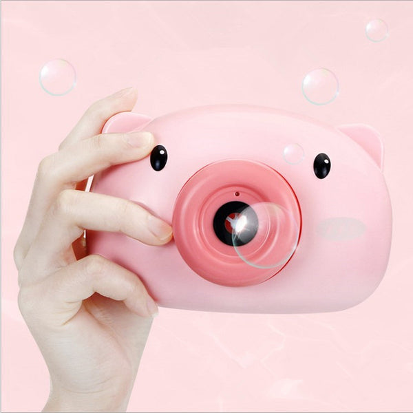 Cute piggy automatic bubble camera yc23146
