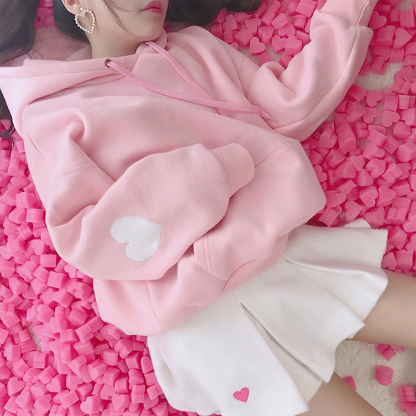 Love Pink Hooded Sweatshirt yc21000