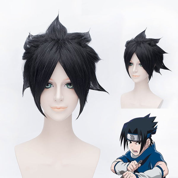 Naruto Uchiha Sasuke black cos wig yc23602