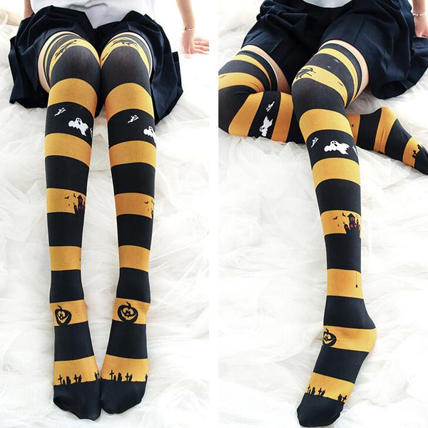 Halloween element fashion socks yc23652