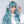 Load image into Gallery viewer, Fashion style blue curly wig yc23266

