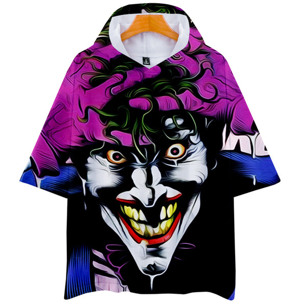 Fashion Funny Smiley Joker Hoodie T-shirt yc23565