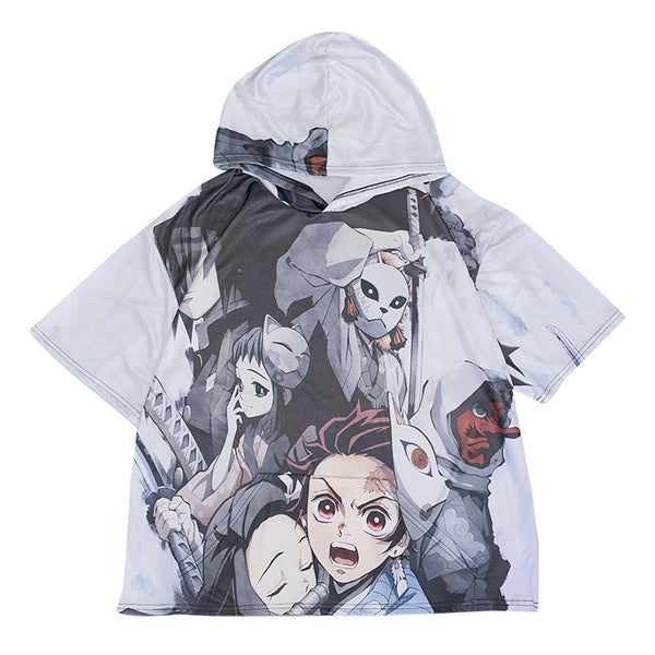 Cartoon Demon Slayer: Kimetsu No Yaiba hoodie T-shirt YC24059