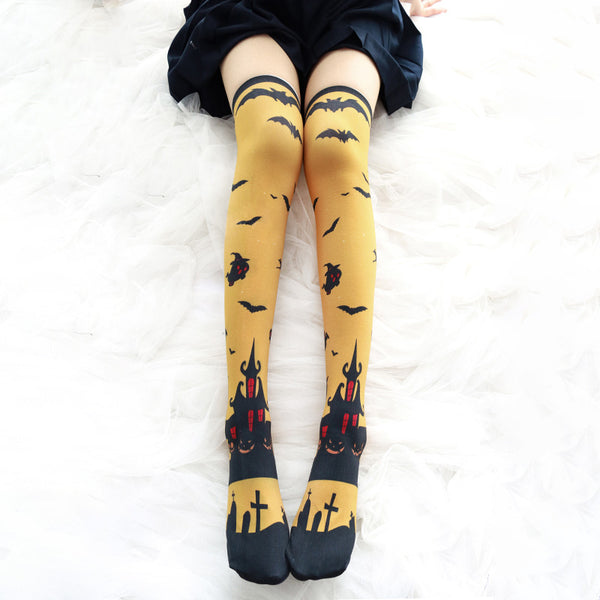 Halloween element fashion socks yc23652