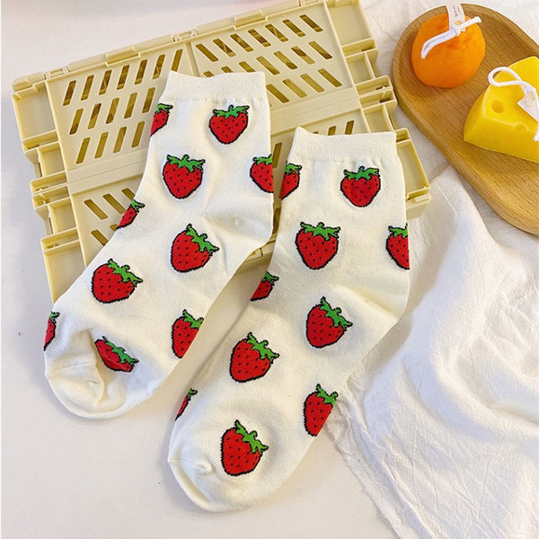 Cute fruit pattern socks yc23583
