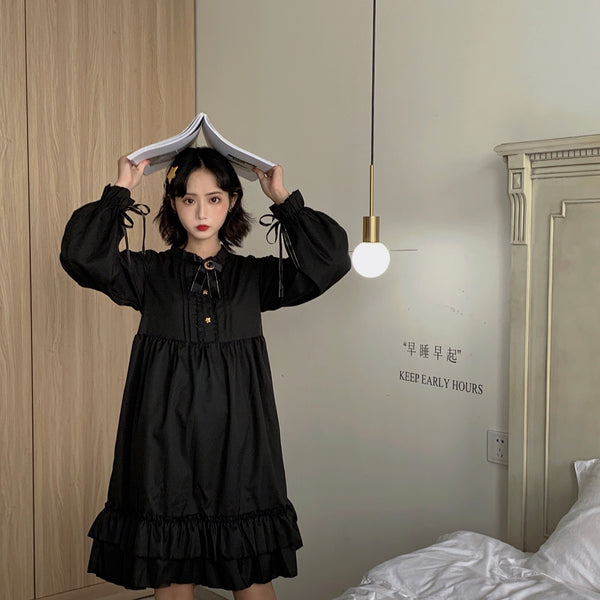 Retro dark dress yc22991